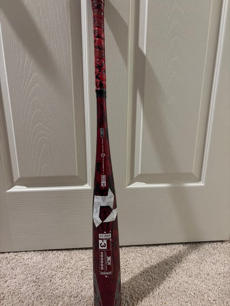 2022 DeMarini Voodoo One Alloy BBCOR Certified Bat (-3) 27 oz 30" (Used)
