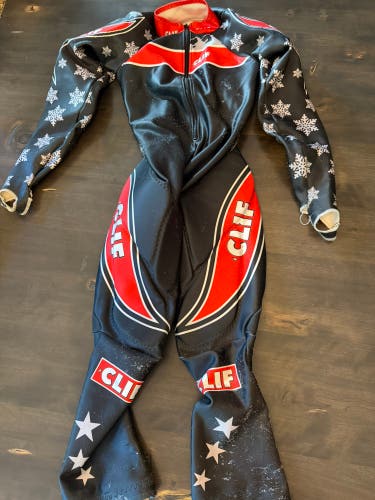 Custom Clif ski racing suit