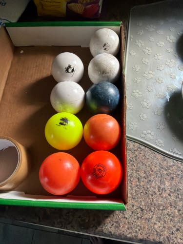 1 Cranbarry and 8 Penn Monto Field Hockey balls