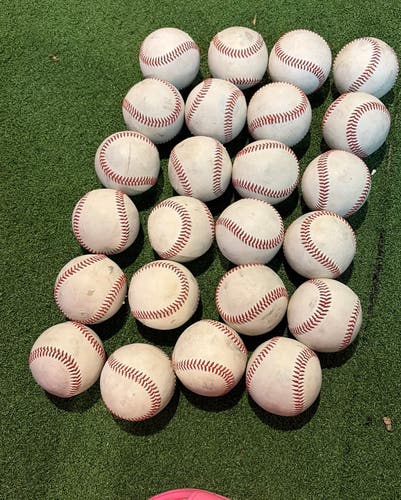 24 Used Turf Tournament Baseballs