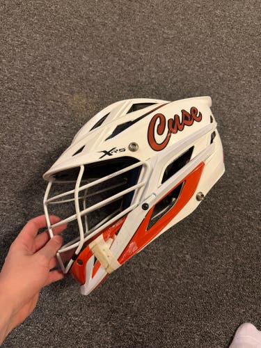 Syracuse lacrosse team issued helmet.