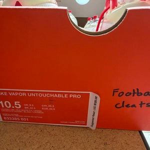 Red Men's Size M 10.5 (W 11.5) Adult Nike Vapor untouchable pro 3 Cleats (New)