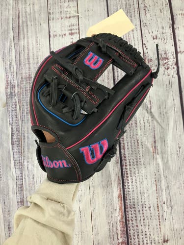 Black Wilson A1000 RH Baseball Glove 11.5" (Used)