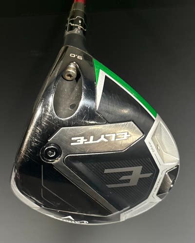 Callaway Elyte Driver 9.0* Stiff Fujikura Speeder 565 Evolution 65g RH Used