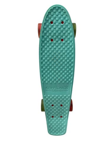 Used KRYPTONICS TORPEDO SKATEBOARD Complete Skateboard Teal 6 1/2" 11835-S000209708