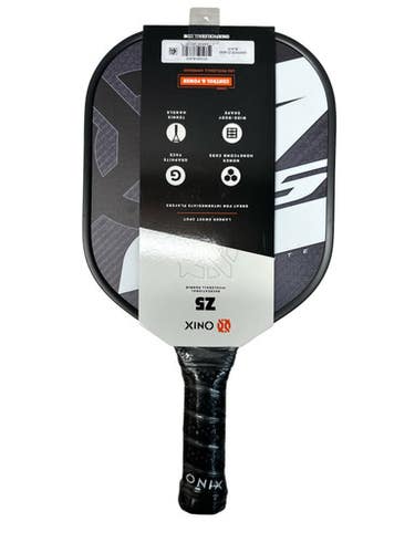 New Onix Z5 GRAPHITE PADDLE Pickleball Racquet Black And White 11835-S000209698