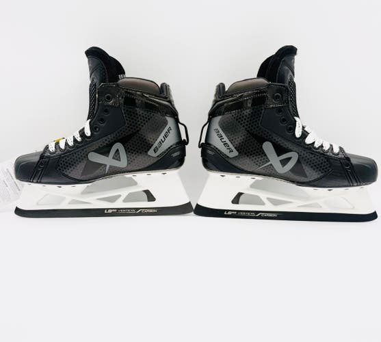 New Custom Black Bauer Pro Goalie Skates-9 Fit 2-LS 5G Vertexx