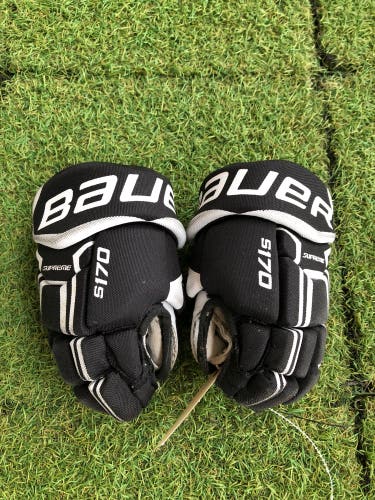 Youth Bauer Supreme S170 Gloves 8" (Used)