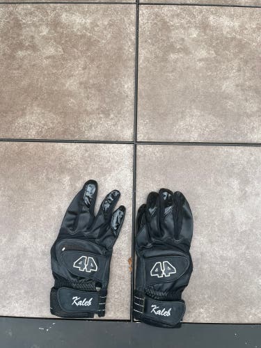 Large Custom 44 Pro Batting Gloves (Used)