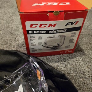 CCM FV1 Full Face Visor (Bubble) Junior (Used)