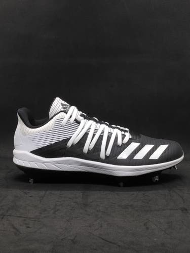 Black Men's Size M 8.0 (W 9.0) Adult Adidas Low Top Adizero Afterburner 6 Metal (New)