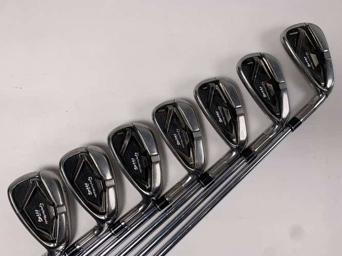 TaylorMade M4 Iron Set 4-PW KBS Max 85g Regular Steel Mens RH