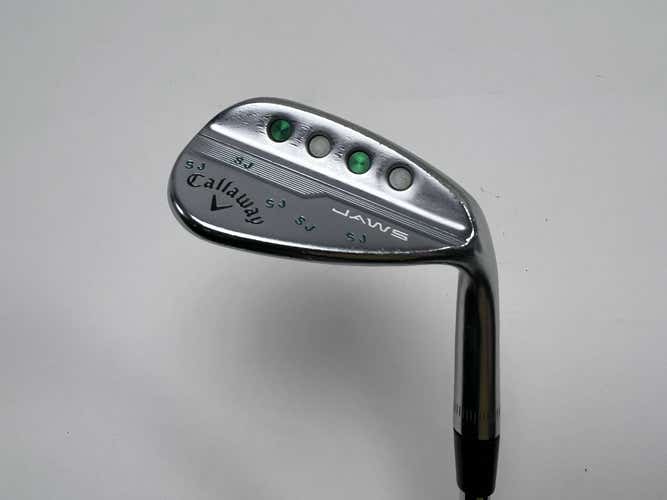 Callaway Jaws MD5 Platinum Chrome Wedge 56* 10 Bounce S-Grind KBS Stiff Steel RH