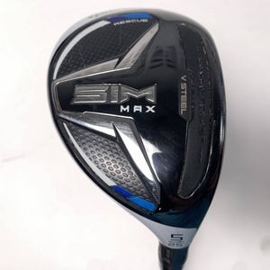 TaylorMade SIM MAX 5 Hybrid 25* Fujikura Ventus Blue 5A Senior Graphite Mens RH