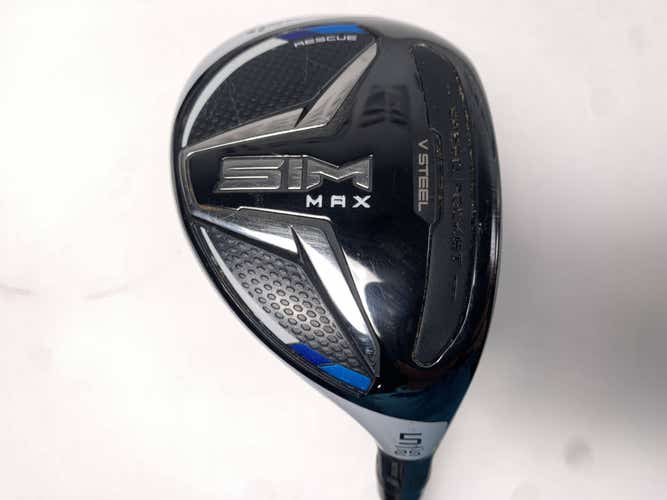 TaylorMade SIM MAX 5 Hybrid 25* Fujikura Ventus Blue 5A Senior Graphite Mens RH