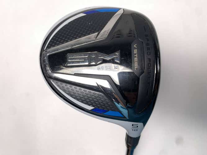 TaylorMade SIM MAX 5 Fairway Wood 18* Fujikura Ventus Blue 5A Senior RH