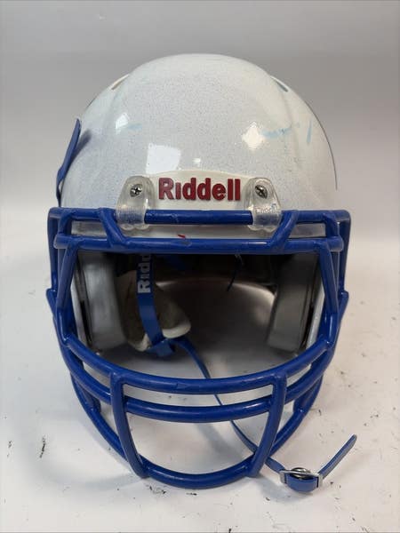 2016 speedflex helmet Riddell Speed Football Helmet, Large, White/Blue, 2016 | SidelineSwap