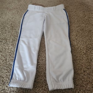 White Kid's Large Youth Champro Game Pants (Used)