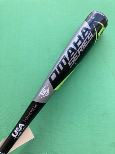 2018 Louisville Slugger Omaha Alloy Bat USABat Certified (-10) Alloy 17 oz 27" (Used)