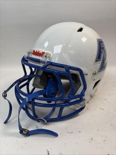 Riddell Speed Football Helmet, Large, White/Blue, 2016