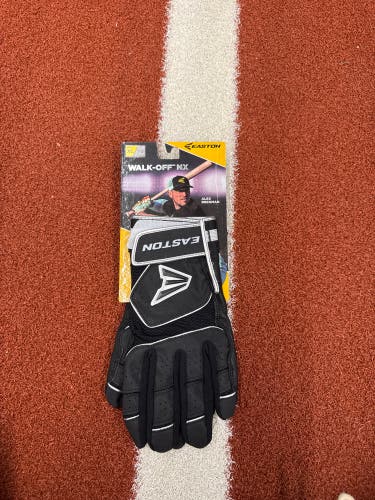 XL Easton Walk off Batting Gloves Black (New)