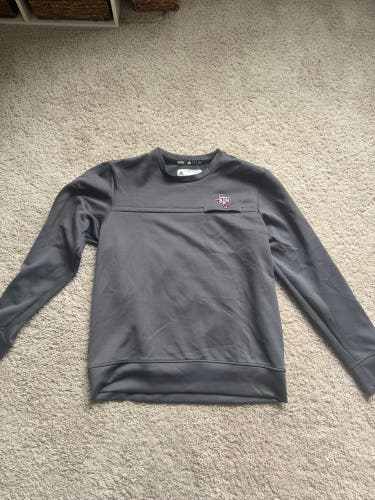 Texas A&M Aggies Gray Men's Large Adidas Sweatshirt (Used)