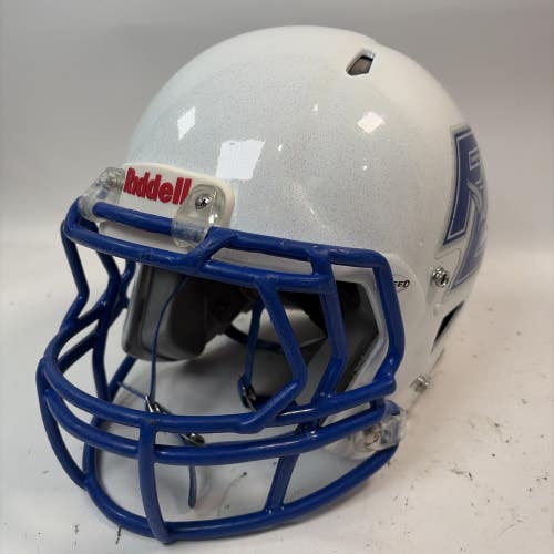 Riddell Speed Football Helmet, Large, White/Blue, 2016