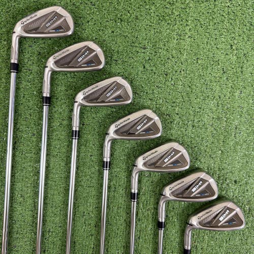 Taylormade Sim 2 Max Iron Set 5-PW AW KBS Max MT Regular Flex 85g Left Handed