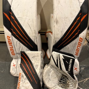 Small (33) Bauer Vapor 3X Goalie Leg Pads (Used)