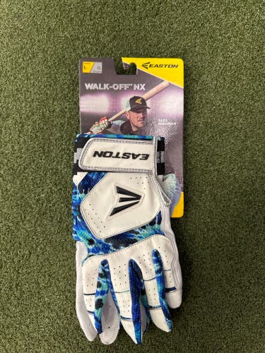 Large Easton Walk off Batting Gloves Tie Dye (New)