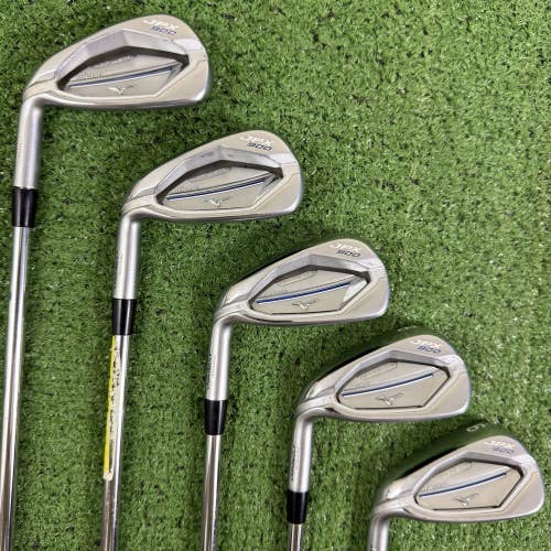 Mizuno JPX 900 Hot Metal Iron Set 5-9 Project X LZ 5.5 Regular Flex Left Handed