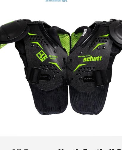 Large Youth Schutt Y Flex Shoulder Pads (New)