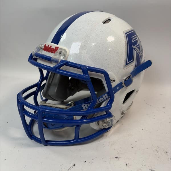 buy football helmet image Riddell Full Size Replica Speed Mississippi Rebels Gloss White Officially Licensed Made by Riddell Not to be used for play Riddell Speed Football Helmet, Medium,
