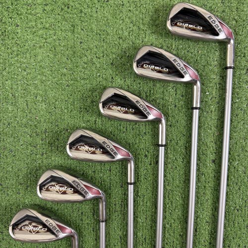 Callaway Diablo Edge Iron Set 6-PW SW Womens Ladies Flex