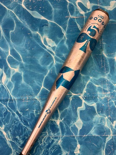 2022 DeMarini The Goods One Piece Alloy Bat USABat Certified (-5) Alloy 25 oz 30" (Used)