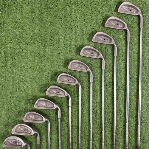 Ping Eye 2 Iron Set 2-PW SW LW Black Dot Karsten ZZ Lite Steel Vintage