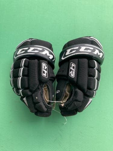 Black Junior CCM 4R Gloves 10"