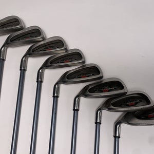 LEFTY Callaway Big Bertha 1994 Iron Set 4-PW+SW RCH 90 Firm Graphite Mens LH