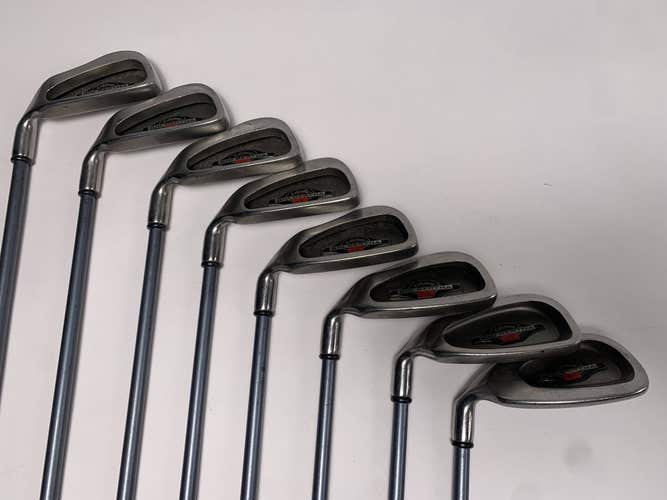 LEFTY Callaway Big Bertha 1994 Iron Set 4-PW+SW RCH 90 Firm Graphite Mens LH