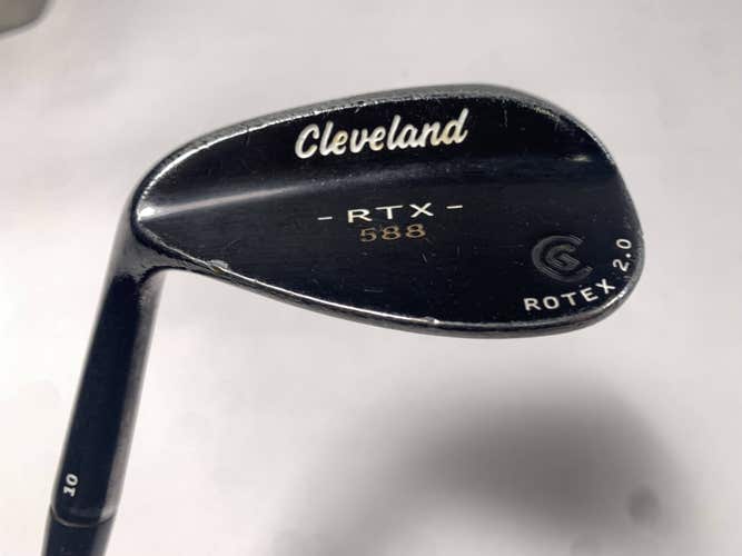 LEFTY Cleveland 588 RTX 2.0 Black Satin Gap Wedge GW 52* 10 DG Wedge LH