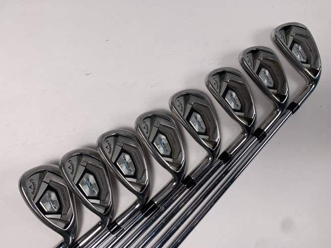 Callaway Rogue Iron Set 4-PW+GW KBS Max 90g Stiff Steel Mens RH