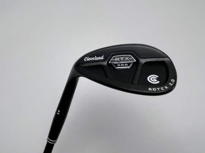 LEFTY Cleveland 588 RTX 2.0 CB Black Satin Sand Wedge SW 56* 14 Bounce Rotex LH