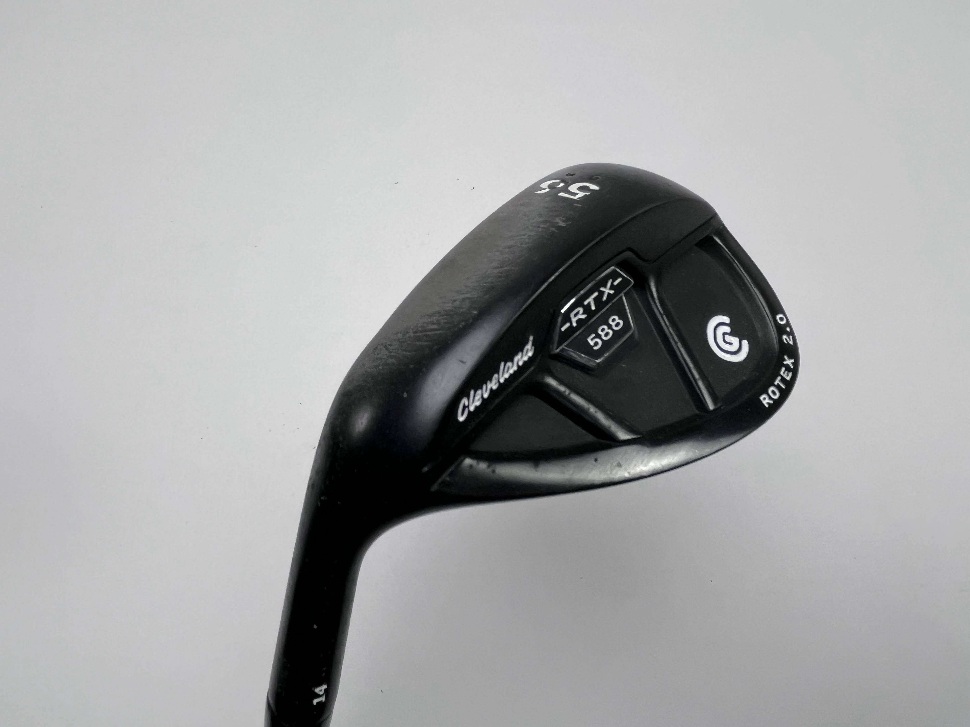 lefty14 LEFTY Cleveland 588 RTX 2.0 CB Black Satin Sand Wedge SW 56* 14