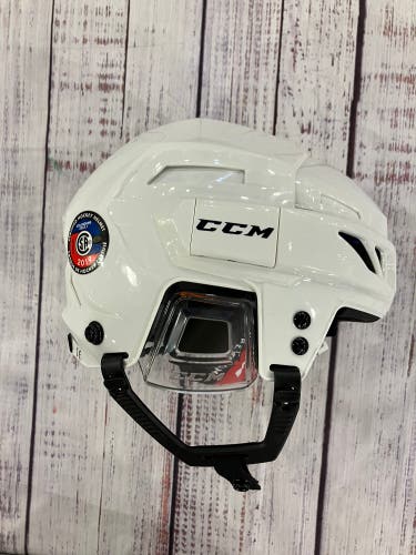 White Small CCM FitLite 90 Helmet (New)