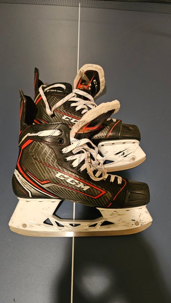 Black 2019 CCM JetSpeed FT360 Hockey Skates Regular Width 12 (Used)