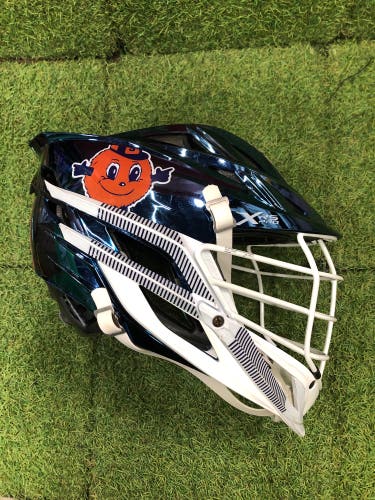 Syracuse Chrome Blue Cascade XRS Pro Helmet (Used)