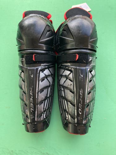 Junior CCM JetSpeed FT350 Shin Pads 10" (Used)