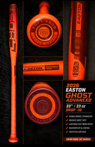 2026 Easton Ghost Advanced Composite Bat (New)