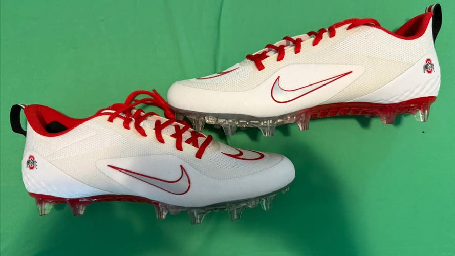 New Nike Alpha Huarache 8 Pro Lacrosse Cleats | Size 13 | The Ohio State University Team Issued