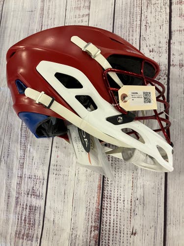 Red Adult Large Warrior Burn Helmet (New)